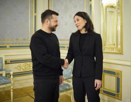 Військова підтримка, інвестиції в українську оборону та захист енергооб’єктів: Президент зустрівся з Анналеною Бербок