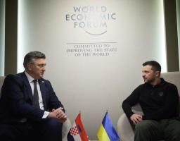 Посилення позицій України та гарантії безпеки: Президент зустрівся з Прем’єр-міністром Хорватії