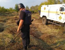 Піротехніками на Луганщині виявлено та вилучено 111 одиниць вибухонебезпечних предметів 