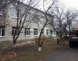 Триває реконструкція будівлі Красноріченської селищної лікарської амбулаторії 