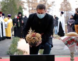 «Жорстокість та цинізм – справжній геноцид українського народу у виконанні злочинної радянської влади  – ось що таке Голодомор» – Сергій Гайдай взяв участь у мітингу-реквіємі у памʼять жертв Голодомору 1932-1933 років