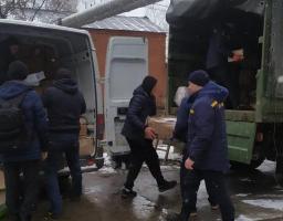 Перші гуманітарні вантажі до Луганщини надійшли із Західної України
