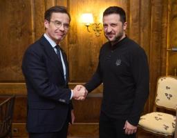 Підтримка України та санкції проти Росії: Володимир Зеленський і Ульф Крістерссон обговорили кроки для справедливого закінчення війни