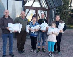 Багатодітні родини з Луганщини серед перших отримувачів гуманітарної допомоги від ВПО-хабу у Хмельницькому