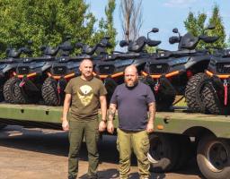 Олексій Харченко: забезпечили бійців бригади «Помста» на 50 мільйонів гривень