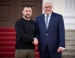 Фінансова підтримка України та відбудова Чернігівщини: Володимир Зеленський зустрівся з Федеральним Президентом Німеччини