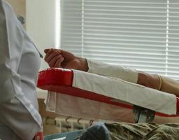 Військовослужбовці ОТУ «Північ» здали кров для потреб Сєвєродонецької обласної станції переливання крові