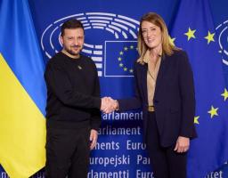 Майбутнє членство України в ЄС і фінансова підтримка: Володимир Зеленський зустрівся з Президенткою та лідерами політичних груп Європарламенту