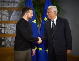 Захист енергетики, інвестиції у виробництво української зброї та захист дітей: Володимир Зеленський зустрівся з Антоніу Коштою