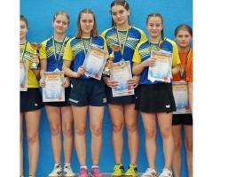 Наші спортсменки – чемпіонки країни з настільного тенісу