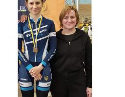 Велоспортсменка з Луганщини здобула бронзу української першості