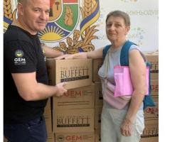 720 пакунків з продуктами минулого тижня видали в Нижньодуванському хабі в Києві