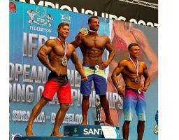 Атлет з Луганщини Євген Колесник – віцечемпіон Європи з бодібілдингу