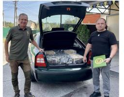 Литовці передали Луганському військовому ліцею автомобіль та комплекти форми