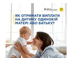 Як оформити грошову допомогу на дитину одинокій матері або батьку