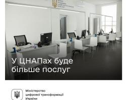 Ще більше послуг у ЦНАПах: Уряд ухвалив розпорядження