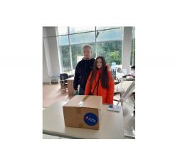 У Вінниці сім'ям ВПО з Луганщини надають набори гуманітарної допомоги для дітей