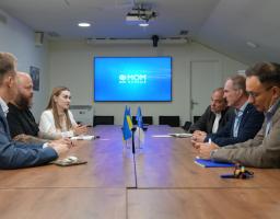 Олексій Харченко обговорив перспективи співпраці із новим головою Представництва МОМ в Україні Робертом Тернером