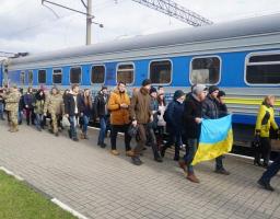 Потяг Єднання України «Труханівська Січ» знов їде до Луганської області
