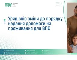 Уряд вніс зміни до порядку надання допомоги на проживання для ВПО
