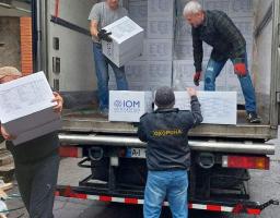 У Черкасах жителям Луганщини видаватимуть набори гігієни від МОМ