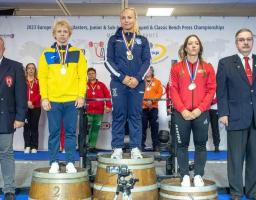 Представниця Попасної – срібна призерка чемпіонату Європи з класичного жиму лежачи