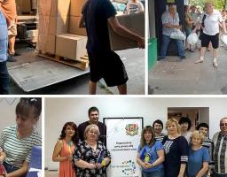 У Дніпрі розпочали видачу гігієнічних наборів для жителів Луганщини