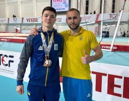 Три медалі здобув Радомир Стельмах на етапі кубка світу зі спортивної гімнастики