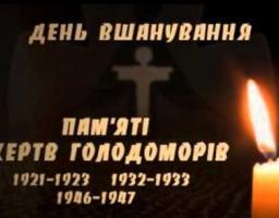 Звернення голови Луганської обласної державної адміністрації – керівника обласної військово-цивільної адміністрації Сергія Гайдая  з нагоди Дня пам’яті жертв голодоморів