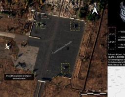 На супутникових знімках Луганського аеродрому чудово видно роботу ATACMS