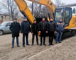 Новий екскаватор для потреб Луганщини вже у строю