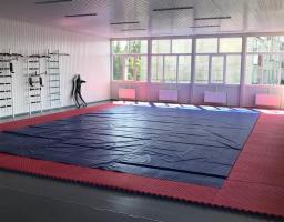 У містах і районах області: в Попаснянському районі триває реконструкція спортивних об’єктів