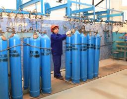 Виробництво медичного кисню на Луганщині упродовж року збільшено у 7,5 разів