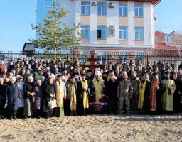 Настане час, коли всі православні українці об’єднаються, – Блаженнійший Митрополит Епіфаній під час закладання фундаменту першого храму ПЦУ на Луганщині