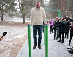 Націю треба мотивувати до спорту! - Сергій Гайдай під час презентації спортивного майданчику в рамках програми Президента «Здорова Україна»