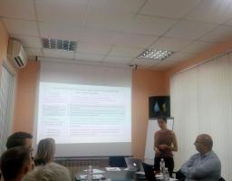 Обговорення початкових результатів Індексу соціальної згуртованості та примирення для східної України.