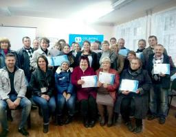 Перша група із 44 прийомних батьків та батьків-вихователів пройшла курси з метою підвищення виховного потенціалу