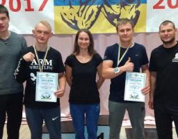 Три срібла здобули представники Луганщини на Кубку України з армспорту