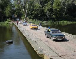 У Кримському встановлено понтонний міст
