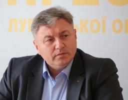 Привітання голови Луганської обласної державної адміністрації – керівника обласної військово-цивільної адміністрації Юрія Гарбуза колективу  ДТЕК Луганська ТЕС з нагоди 60-річчя заснування підприємства