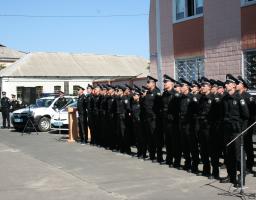 У Лисичанську відбувся урочистий захід з нагоди 100 днів роботи патрульної поліції на Луганщині