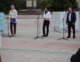 У місті Сєвєродонецьку презентовано інсталяцію «Грані» щодо попередження торгівлі людьми