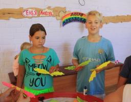 Ініціатива «Папа для України»: 105 маленьких  луганчан оздоровлюються у таборі «Брусіно»