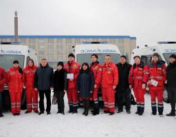 Три нові реанімобілі отримали заклади системи екстреної медичної допомоги Луганщини