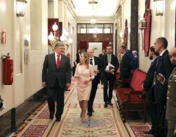 Президент України провів зустріч з Головою конгресу депутатів Королівства Іспанія
