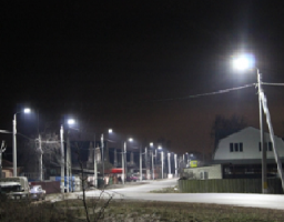 Більше п'ядесяти населених пунктів області отримали якісне та надійне вуличне освітлення