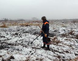 За цей рік піротехнічними підрозділами ДСНС очищено 989 га території області та знешкоджено більше 20 тис. вибухонебезпечних предметів