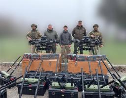 Партію РЕБів та два потужні дрони «Vampire» передали Центру спеціального призначення НГУ «Омега», – Артем Лисогор