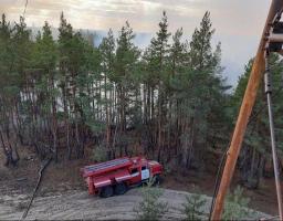 Оперативна інформація щодо ліквідації наслідків лісових пожеж у Луганській області на 7:00 9 жовтня