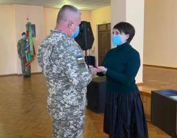 Наталія Романенко привітала прикордонників Луганського загону з 28 річницею створення